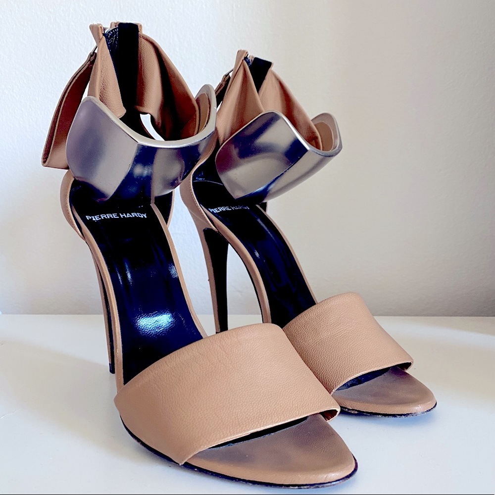 Pierre Hardy Leather Zip Heels EU 41